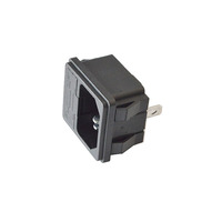 Module de prise d'alimentation CA, connecteur d'alimentation AC-02, 3 broches femelles C13 C14, contacts en cuivre 6A