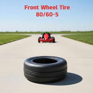 <span class=keywords><strong>Pneu</strong></span> de kart 80/60-5, <span class=keywords><strong>pneu</strong></span> en caoutchouc pour roue avant, <span class=keywords><strong>pneu</strong></span> sans chambre à air pour karts, <span class=keywords><strong>pneu</strong></span> de scooter électrique - Product Image 1