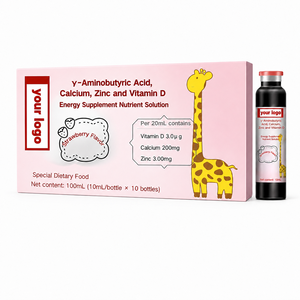 Suplemento Energético con Ácido <span class=keywords><strong>Y</strong></span>-Aminobutírico, <span class=keywords><strong>Calcio</strong></span>, Zinc <span class=keywords><strong>y</strong></span> <span class=keywords><strong>Vitamina</strong></span> D - Solución Nutritiva - 100mL (10x10mL) - Venta al Por Mayor - Product Image 2