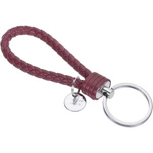 Llavero de Cuero Multiusos con Correa de PU Tejida a Mano y Clip de Aleación de Zinc para Llaves de Coche, Accesorios para Cartera, Regalos de San Valentín y Cumpleaños - Product Image 1