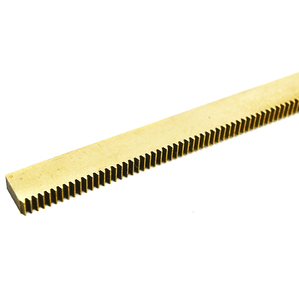0.5 mô-đun 0.5 M CNC Brass spur <span class=keywords><strong>Gear</strong></span> Rack 3*8 <span class=keywords><strong>4</strong></span>*8 5*8 5*10 Chiều dài 50mm 100mm 150mm 200mm cứng bánh răng giá và bánh răng - Product Image 2