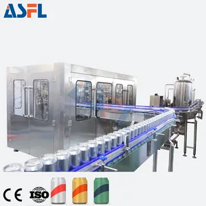 Automatic 18000CPH 40-8 can filler and seamer machine juice/cola/beverage filling canning line