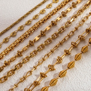 Fried Dough Twists <b>Charm</b> Bracelet Stainless Steel Electroplated 18K Gold High-grade Summer Women's Trendy Colorfast Ins Jewelry - Product Image 4