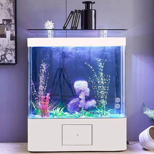 Groot Milieuvriendelijk Glazen Visaquarium Met Verticale Deur Bewegende Transportbasiskastontwerp Voor Buitenruimte - Product Image 6