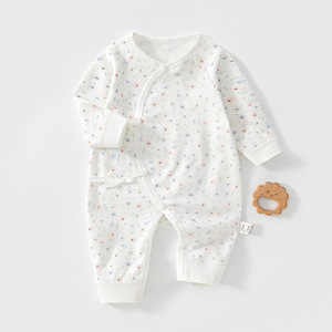 Mameluco <span class=keywords><strong>para</strong></span> Bebé Recién Nacido, Estilo Kimono, Manga Larga, Estampado de Conejito, Body de Algodón Suave con Cierre de Lazo, Traje de Una Pieza <span class=keywords><strong>para</strong></span> Bebé - Product Image 2