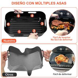 Hot Sale Household Silicone Baking <b>Pan</b> <b>Air</b> <b>Fryer</b> Liner Easy to Clean Food Safe Grade Silicone Baking <b>Pan</b> - Product Image 3