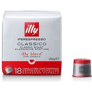 Illy Classico Normale Branding IPERESPRESSO Cápsulas 18 Piezas de cápsulas de café y tazas K - Product Image 4