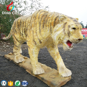 Equipo para parque de animales, modelo de tigre animatrónico de tamaño real - Product Image 1