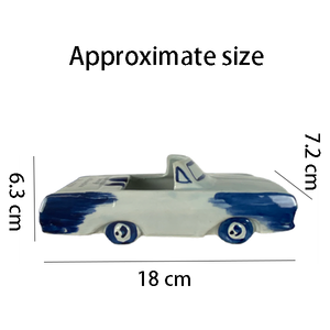 Cendrier de voiture en céramique bleu <span class=keywords><strong>vintage</strong></span> Delfts Blauw, cendrier de voiture personnalisé, cendrier créatif pour cigares - Product Image 6