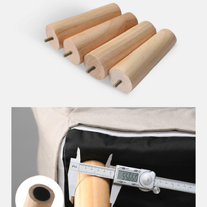 Wholesale Cheap Wooden Folding Linen Fabric Living Room Sofa - Product Image 5