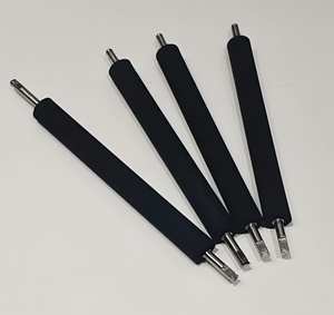 REDECO – Rouleau de guidage en silicone moulé, aluminium et acier inoxydable, à vitesse réglable, personnalisé, pour usage industriel, avec joint d'étanchéité – Vente directe usine - Product Image 1