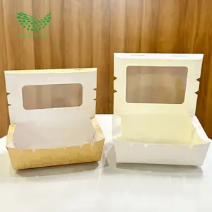 Gia đình sang trọng bao bì carton chiên gà dùng một lần đưa ra để đi lấy đi giấy các tông ăn trưa hộp thức ăn nhanh