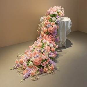 Arreglo Floral en Cascada Romántico <span class=keywords><strong>de</strong></span> Flores Artificiales <span class=keywords><strong>de</strong></span> Seda Hechas a Mano, Centro <span class=keywords><strong>de</strong></span> Mesa para Ceremonia <span class=keywords><strong>de</strong></span> Boda, Fiesta <span class=keywords><strong>de</strong></span> Cumpleaños - Product Image 2