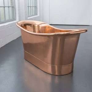 Bañera Ovalada de Cobre de Lujo para Adultos, Modelo CH-799, Resistente, para Baño Interior, Artesanía India - Product Image 1