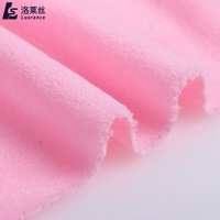 Tela de Felpa Sólida Súper Suave de 180 g/m², 100 % Poliéster, Tejido de Punto Tricot, Tela Minky Sólida para Cojines, Almohadas, Mantas y Alfombras