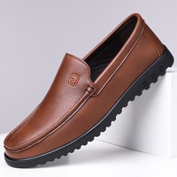 Chaussures Homme Prêtes à l'Expédition – Mocassins Décontractés en Cuir Synthétique, Plats, pour la Conduite, Semelle Extérieure en Caoutchouc Antidérapante – Vente en Gros, Faible MOQ
