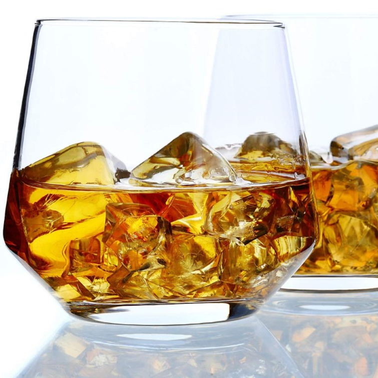 Soda-lime Glassware 300ml lead-free super white glass/flint glass whiskey glasses