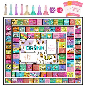 Juego de Mesa para Adultos, Juego de Fiesta, Juego de Cartas y Dados con Dibujos Animados para Despedidas de Soltera, Noche de Chicas, 2-8 Jugadores - Product Image 1