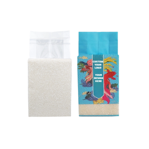 Sacs d'emballage de <span class=keywords><strong>riz</strong></span> personnalisés imprimés sous vide, pochettes à soufflet uniques, sacs en plastique pour aliments, <span class=keywords><strong>riz</strong></span> et céréales <span class=keywords><strong>avec</strong></span> <span class=keywords><strong>logo</strong></span> - Product Image 2