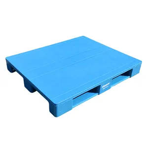 1200x1000 mm recycle plastic edge rack medium duty euro Single faced plastic pallet for sale