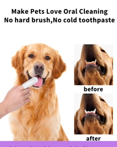 ผ้าเช็ดฟันสัตว์เลี้ยงแบบใช้แล้วทิ้งขายส่งจากโรงงาน ชุดทำความสะอาดฟันสุนัข ช่วยให้ลมหายใจสดชื่น ป้องกันโรคเหงือกอักเสบ อุปกรณ์สำหรับสัตว์เลี้ยง - Product Image 4