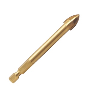 High Quality Glass Drilling <strong>Bits</strong> Tile <strong>Drill</strong> <strong>Bits</strong> Quick Smooth <strong>Drill</strong> <strong>Bits</strong> Suitable for Glass Tile <strong>Mansory</strong> With Titanium Coated - Product Image 1