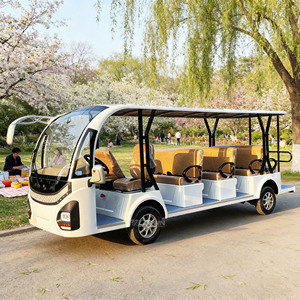 Bus électrique de tourisme ZOWN 8-23 places, type ouvert/fermé, pour zones touristiques, garantie 2 ans - Vente chaude - Product Image 1