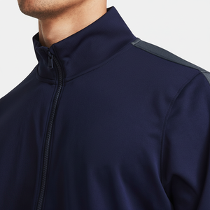 Ensemble de survêtement d'hiver bleu marine pour femme, veste zippée intégrale, pantalon de jogging, vêtements de sport, tenue de sport pour la course à pied, l'entraînement, respirant - Product Image 1