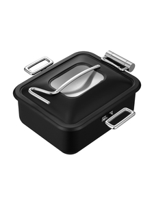 XINGPAI - Suministros para Restaurantes y Hoteles, Recipiente <span class=keywords><strong>Rectangular</strong></span> de Acero Inoxidable de 5L para Calentar Alimentos, Juego de Buffet - Product Image 6