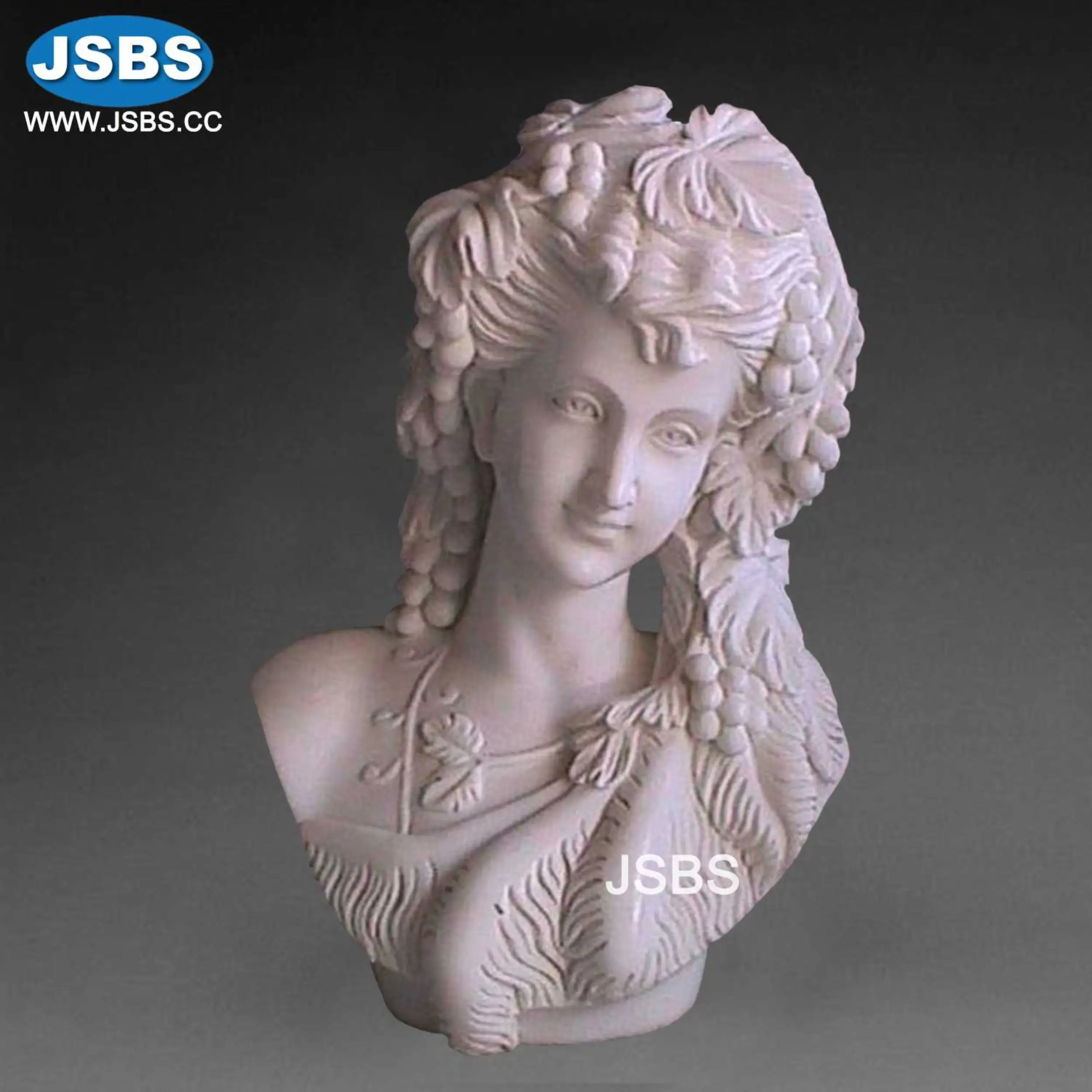 Beautiful Natural Stone Carved Queen Victoria Bust