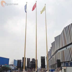 Индивидуальные 6-100 алюминиевая прутковая заготовка шкива синхронизации/нержавеющий стальной столб для флага проверенные временем-8 м круглая коническая нержавеющая сталь 316L флагшток для установки - Product Image 6
