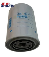   Filtro de Aceite Lubricante P502008 P502007 para Motor Diésel, Excavadora, Camión, Piezas de Equipo Pesado