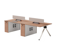 Poste de travail de bureau moderne 9 mm en panneau de particules E1, hauteur réglable, ventilateur de refroidissement écologique, support CPU, verrouillage par mot de passe, long