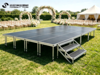 Toit de scène en treillis DJ, éclairage de Table en aluminium, scènes de Concert préfabriquées, scène de mariage, scène musicale
