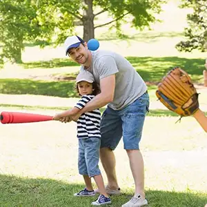 Atacado Crianças Crianças EVA Foam Baseball Bat Exercício Tamanho personalizado cor logotipo Impressão Baseball Bat Toy