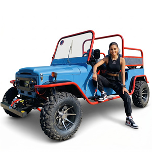 Mini Jeep Classique Personnalisable Essence/Électrique – Apparence Modulable – Véhicule Tout-Terrain – Karting <span class=keywords><strong>pour</strong></span> Adultes - Product Image 2