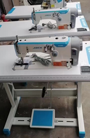 Nouvelle machine à coudre plate à point de chaînette Jack 8558G, simple ou double aiguille, avec transport par alimentation par le bas