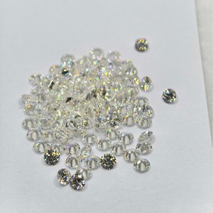 Round Zircon Loose Gemstones 3.1-10mm Yellowish Beige For Jewelry Making - Product Image 3