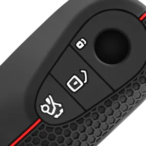 Housse de <span class=keywords><strong>protection</strong></span> pour clé de voiture en silicone pour <span class=keywords><strong>Mercedes</strong></span> Benz Classe C S W206 W223 S350 C260 C300 S400 S450 S500 - Product Image 5