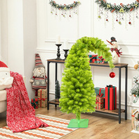 Arbre de Noël Grinch en PVC artificiel à succès, arbre de Noël fantaisiste pour la décoration de fête de Noël