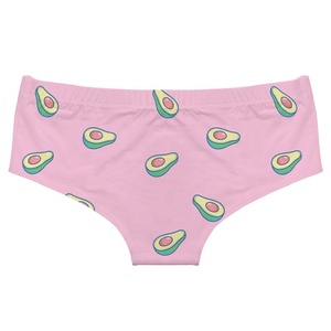 Dropshipping mutandine a vita bassa Sexy da donna <span class=keywords><strong>Super</strong></span> morbide stampa rosa slip Push Up Lingerie perizoma per ragazze - Product Image 2