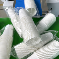 Machine d'emballage horizontale automatique TX pour films, avec ceinture plastique jetable, pour le comptage et l'emballage de gobelets alimentaires et de gobelets de fête