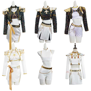 Dames K-Pop Demon Jagers Cosplay Mira Wit Kostuum Halloween Carnaval Feest Spelen Roljurk Rumi Pak Uniform Voor Tv-Film - Product Image 2