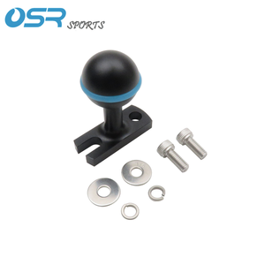 Adaptateur de base de caméra OSR <span class=keywords><strong>1</strong></span> pouce avec rotule pour la photographie sous-marine - Product Image 1