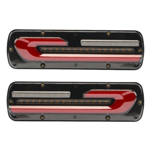 Piezas de Sistema de Iluminación para Camiones de Alta Calidad, Luz Trasera LED Roja Universal para Camión de 46 cm y 33 cm, Compatible con 12 V y 24 V - Product Image 2