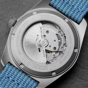 <span class=keywords><strong>CADISEN</strong></span> 2026 Nuevo Reloj Mecánico para Hombre con Movimiento MIYOTA8215, Caja de Acero Inoxidable, Correa de Lona, Resistente al Agua 10 Bar - Product Image 6