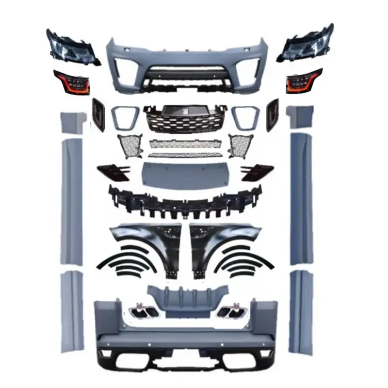 Body Parts Car Bodykit For Range Rover Sport 2014-2017 Upgrade To Sport 2018 L494 SVR Body Kit