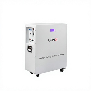 ราคาโรงงาน LANX 51.2V 100Ah 200Ah 300Ah แบตเตอรี่ลิเธียมไอออนแบบชาร์จได้ LiFePO4 สำหรับเก็บพลังงานแสงอาทิตย์แบบออฟกริด 6000 รอบการใช้งาน - Product Image 1
