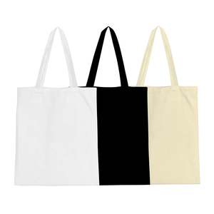 Sac de shopping pour femme en toile de coton recyclé écologique avec logo personnalisé imprimé et motif lettres - Product Image 4