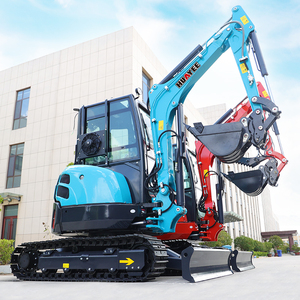 Advanced Huayee Free Shipping <b>Mini</b> Excavator 3.5 Ton Capacity Ce Epa Euro5 for Engine New Condition Crawler Digger Farm Use - Product Image 5